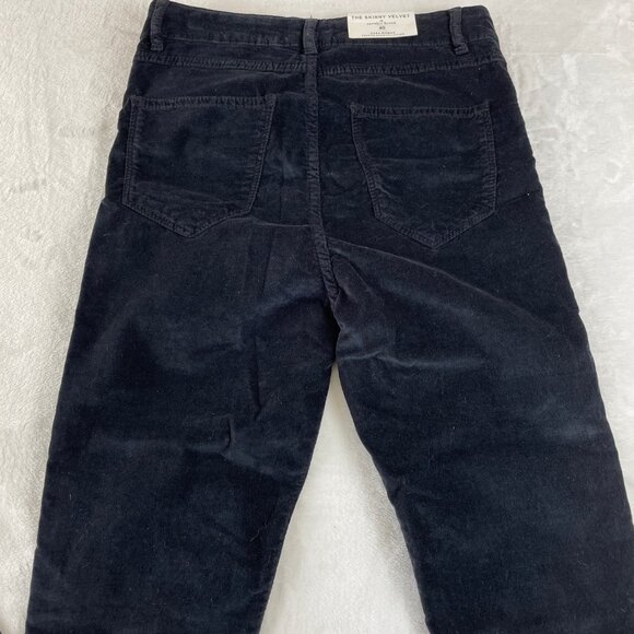 Zara Woman NWT "The Skinny Velvet" Jeans, Premium Denim Collection, Black, S 40 - Picture 7 of 10